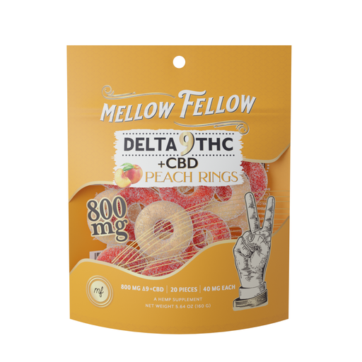 Mellow Fellow Delta 9 THC+CBD Gummies
