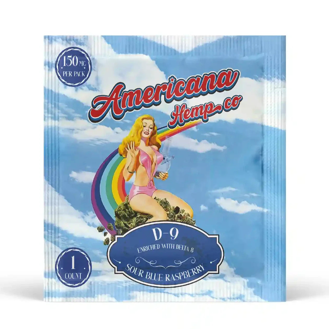 Americana Hemp Co D9 Gummies 150mg