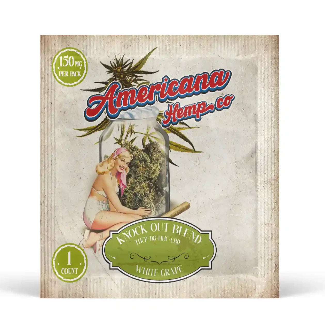 Americana Hemp Co Knock Out Blend Gummies 150mg