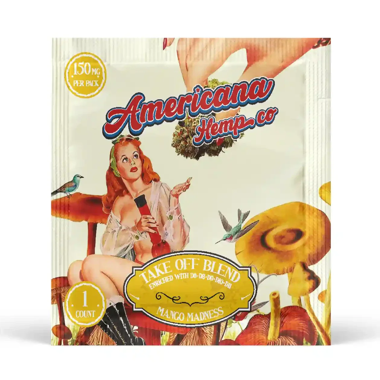 Americana Hemp Co Take Off Blend Gummies 150mg