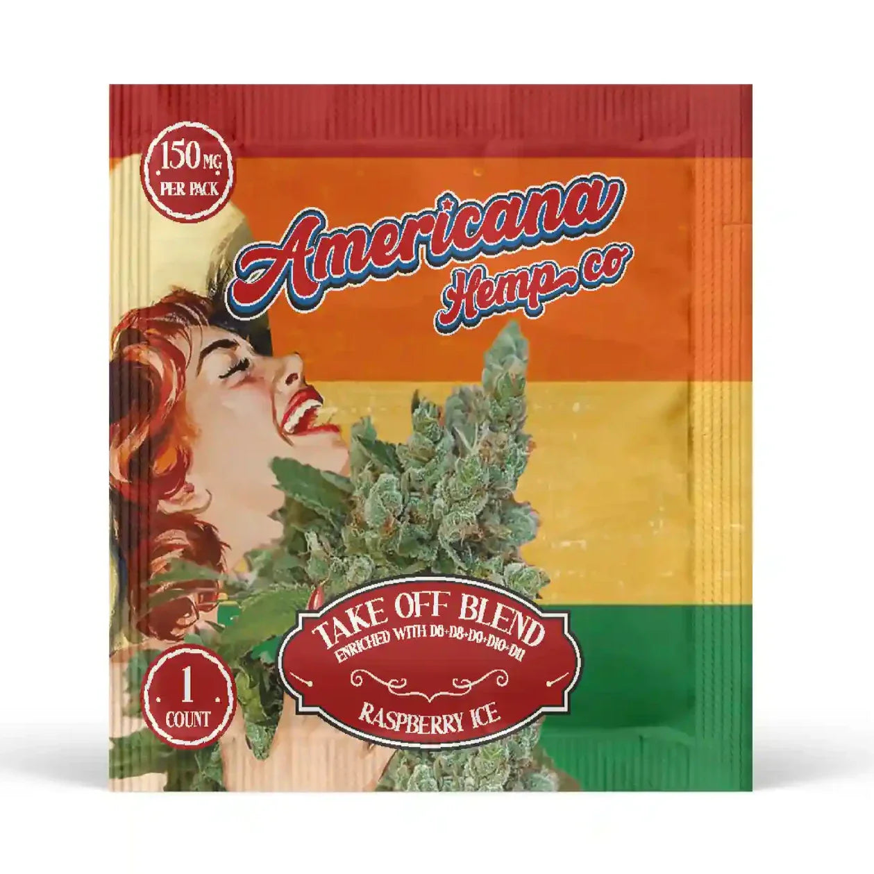Americana Hemp Co Take Off Blend Gummies 150mg