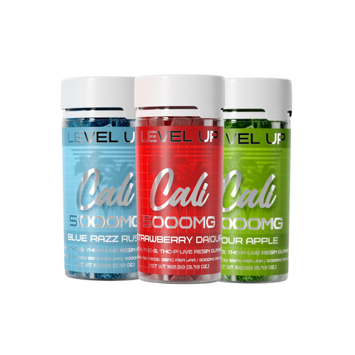 Cali Extrax Level Up 5000mg Live Resin Gummies