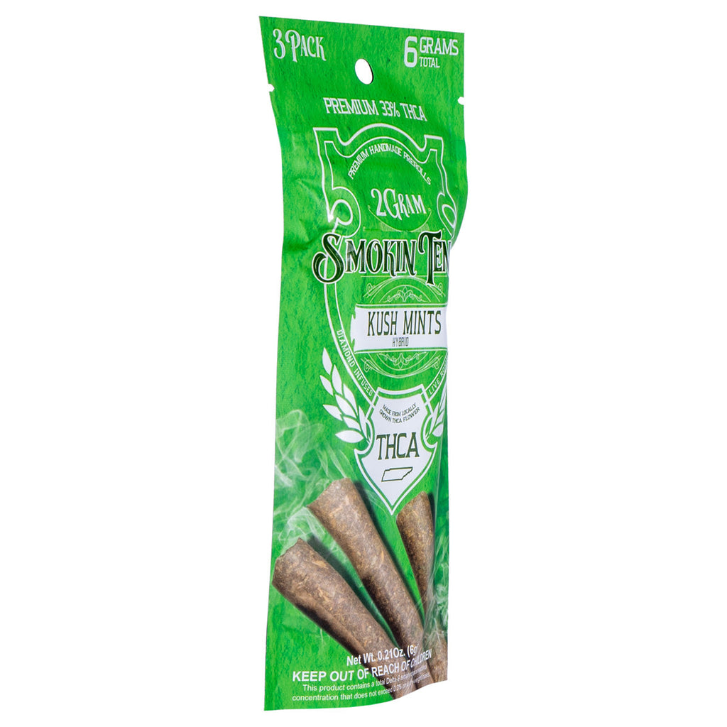 Smokin Tenns - Kush Mints THCA Pre-Roll [6G]