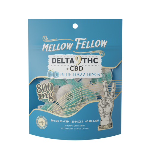 Mellow Fellow Delta 9 THC+CBD Gummies