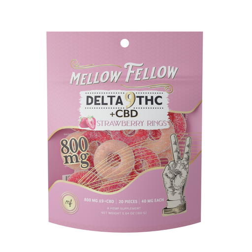 Mellow Fellow Delta 9 THC+CBD Gummies