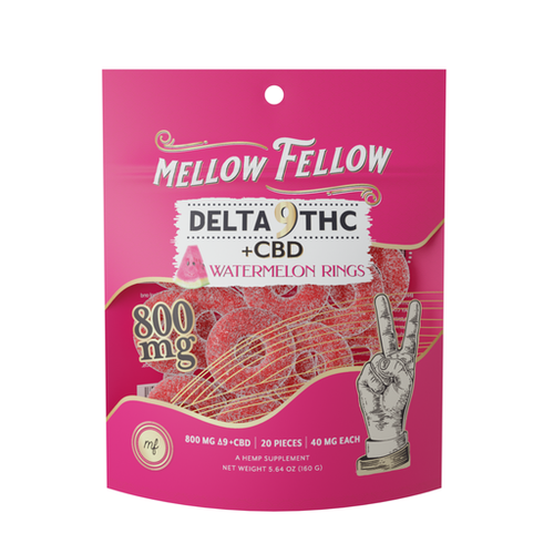 Mellow Fellow Delta 9 THC+CBD Gummies