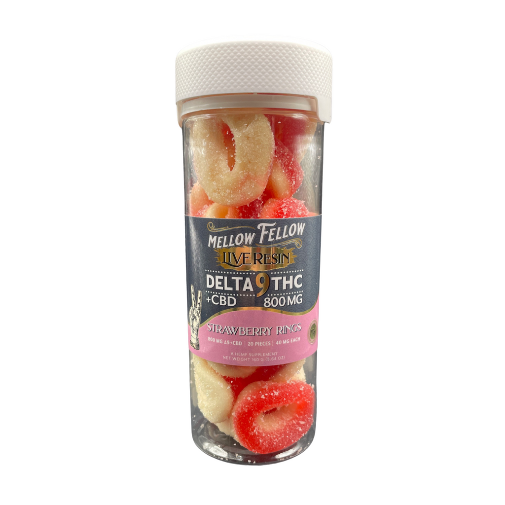 Mellow Fellow Delta 9 THC Gummies 800mg 20ct