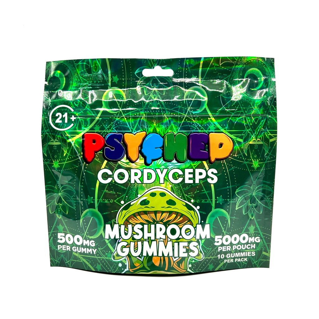 Psyched Mushroom Gummies 5000mg 10/pk