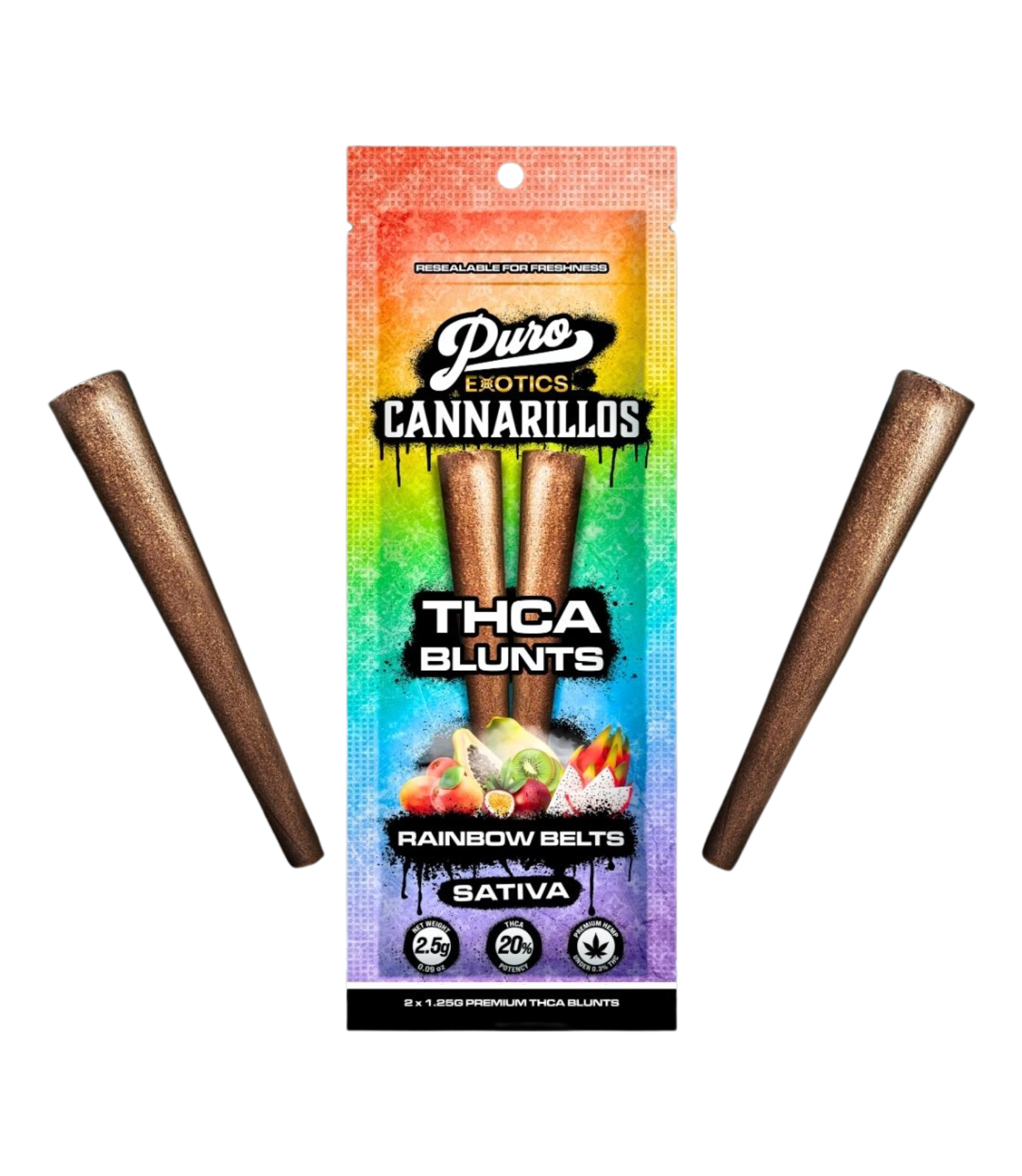 Puro Exotics Cannarillos THCA Blunts