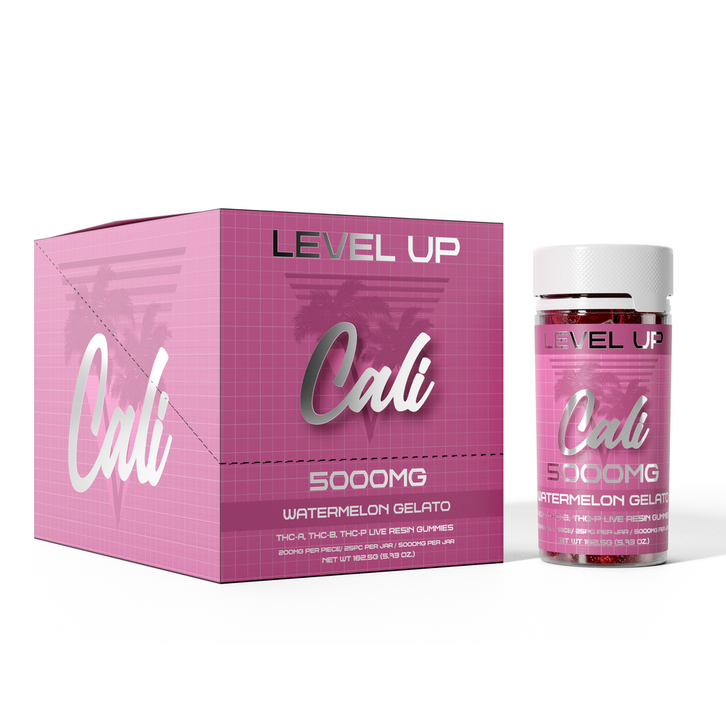 Cali Extrax Level Up 5000mg Live Resin Gummies