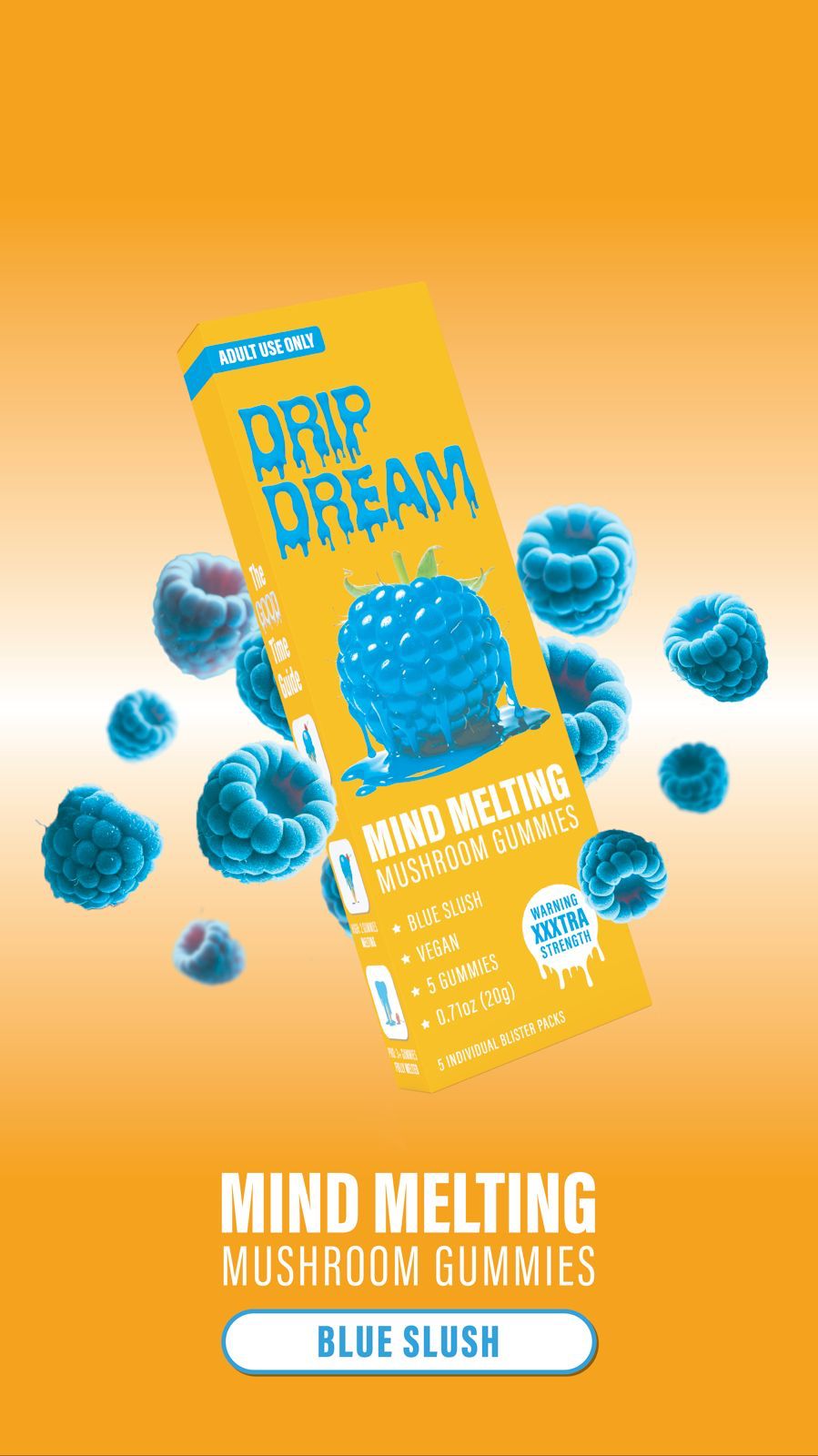 Drip Dream Mind Melting Mushroom Gummies