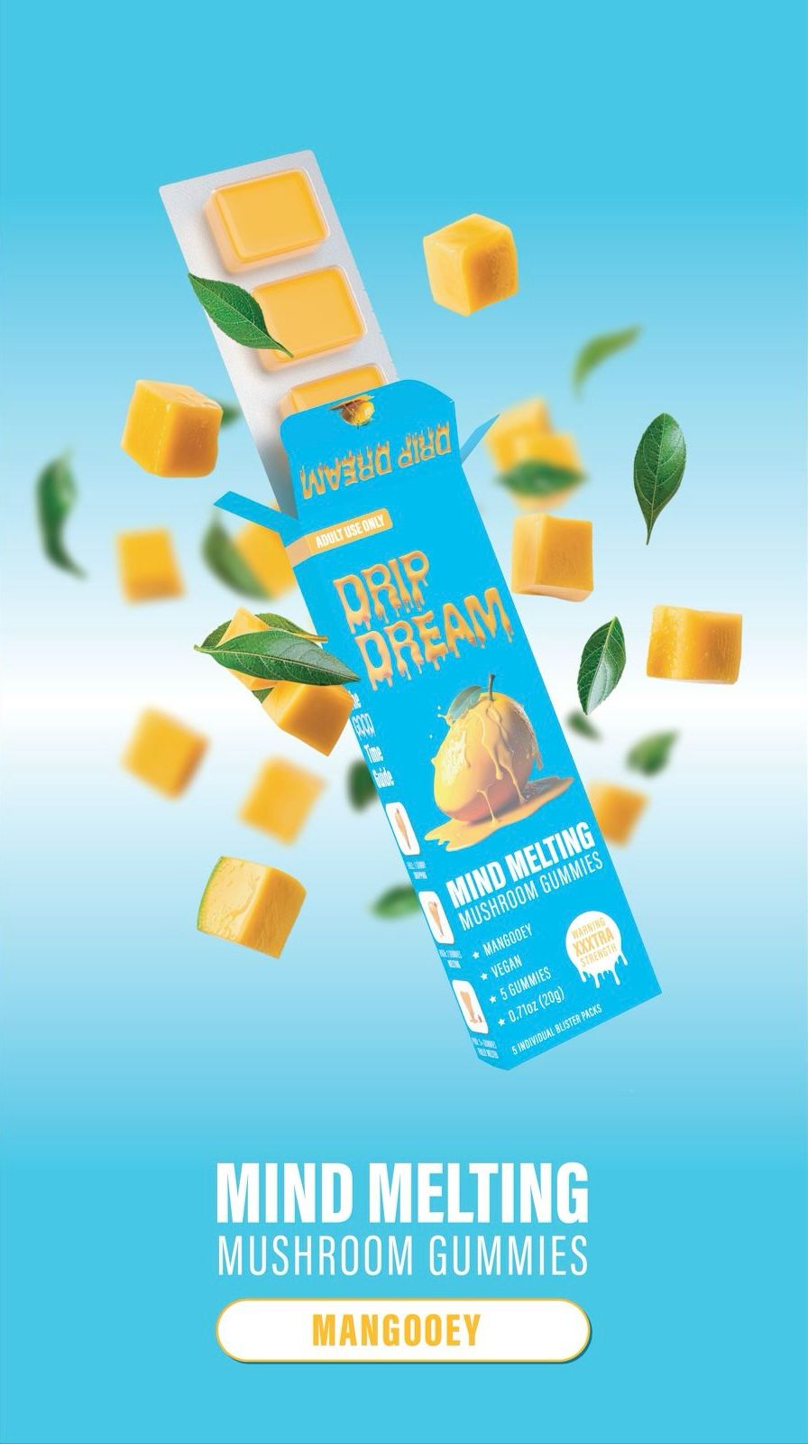 Drip Dream Mind Melting Mushroom Gummies