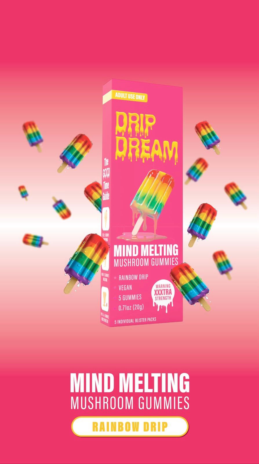 Drip Dream Mind Melting Mushroom Gummies