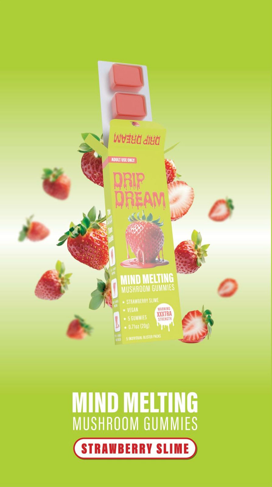 Drip Dream Mind Melting Mushroom Gummies