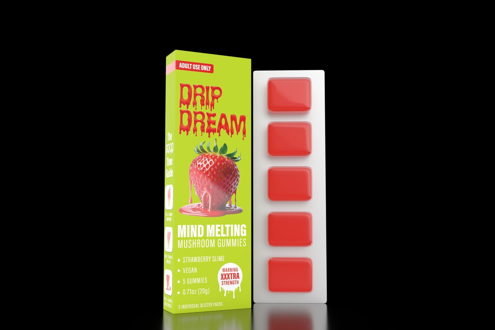 Drip Dream Mind Melting Mushroom Gummies